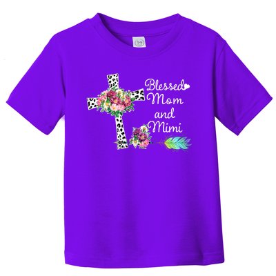 Blessed To Be Called Mom And Mimi Toddler T-Shirt