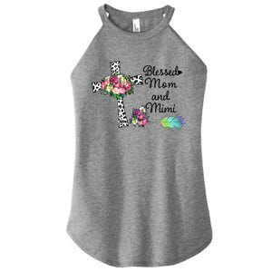 Blessed To Be Called Mom And Mimi Women's Perfect Tri Rocker Tank