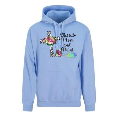 Blessed To Be Called Mom And Mimi Unisex Surf Hoodie