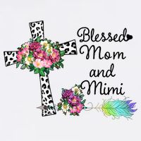 Blessed To Be Called Mom And Mimi Garment-Dyed Sweatshirt