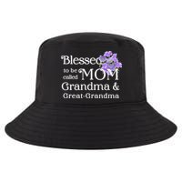 Blessed To Be Called Mom Grandma & Great Grandma Cool Comfort Performance Bucket Hat