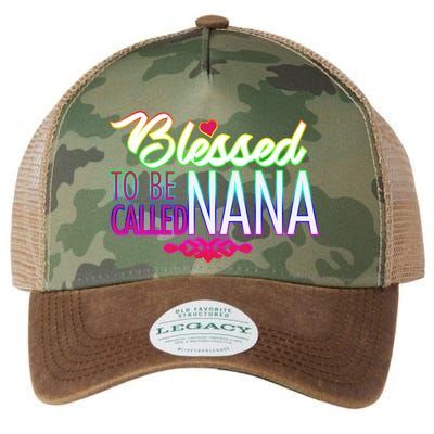 Blessed To Be Called Nana Legacy Tie Dye Trucker Hat
