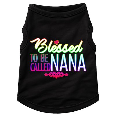 Blessed To Be Called Nana Doggie Tank