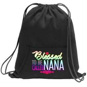 Blessed To Be Called Nana Sweatshirt Cinch Pack Bag