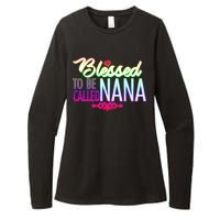 Blessed To Be Called Nana Womens CVC Long Sleeve Shirt