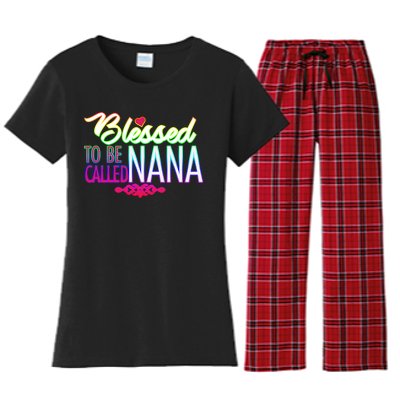 Blessed To Be Called Nana Women's Flannel Pajama Set