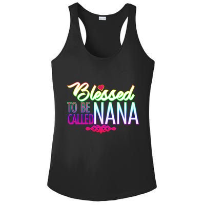 Blessed To Be Called Nana Ladies PosiCharge Competitor Racerback Tank