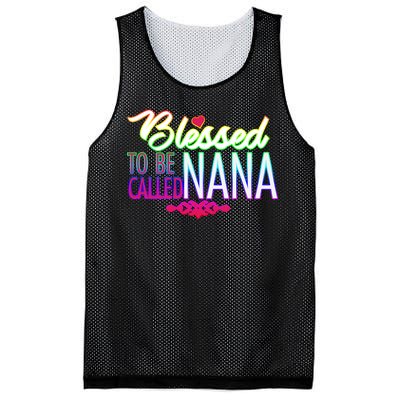 Blessed To Be Called Nana Mesh Reversible Basketball Jersey Tank