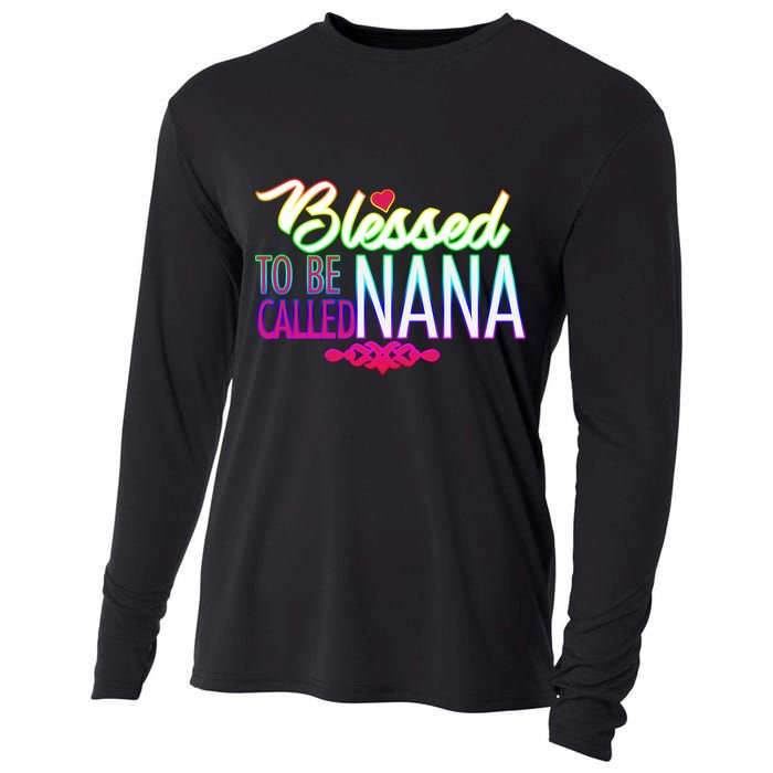 Blessed To Be Called Nana Cooling Performance Long Sleeve Crew