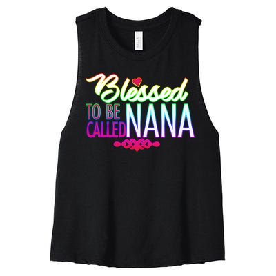 Blessed To Be Called Nana Women's Racerback Cropped Tank