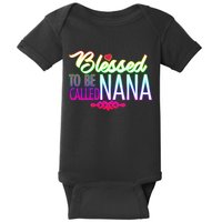 Blessed To Be Called Nana Baby Bodysuit