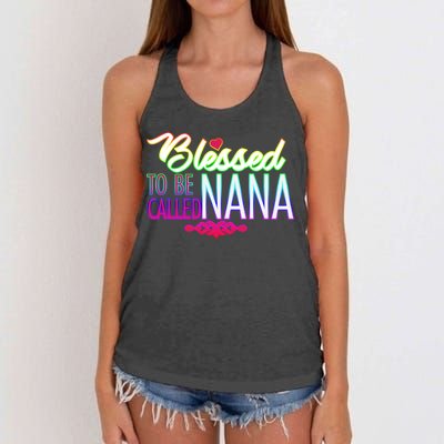 Blessed To Be Called Nana Women's Knotted Racerback Tank