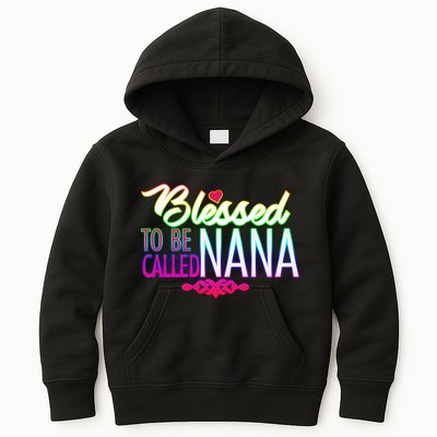Blessed To Be Called Nana Kids Hoodie