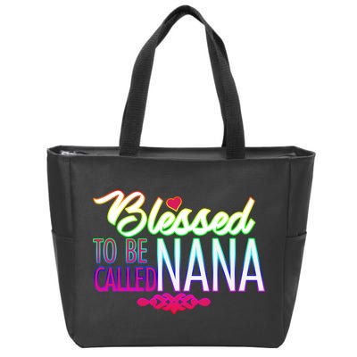 Blessed To Be Called Nana Zip Tote Bag