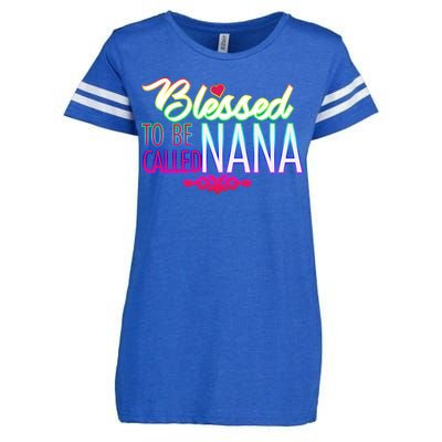 Blessed To Be Called Nana Enza Ladies Jersey Football T-Shirt