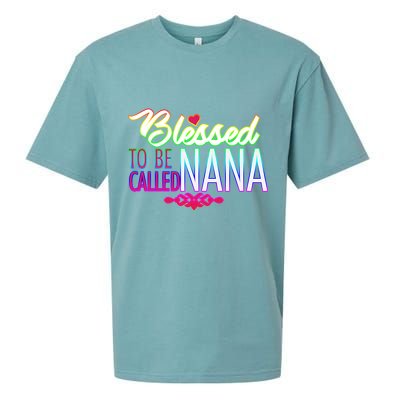 Blessed To Be Called Nana Sueded Cloud Jersey T-Shirt