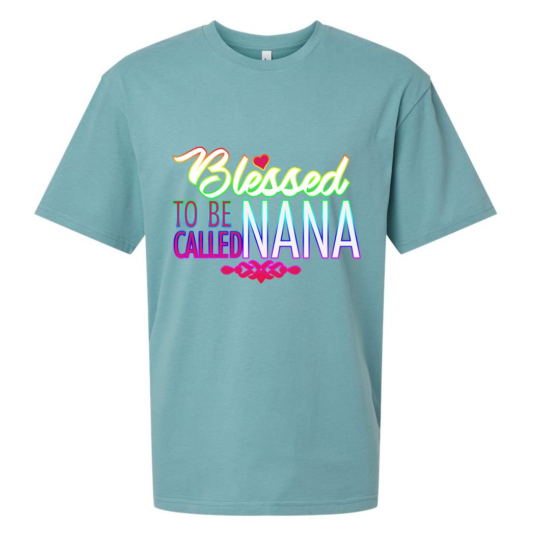 Blessed To Be Called Nana Sueded Cloud Jersey T-Shirt