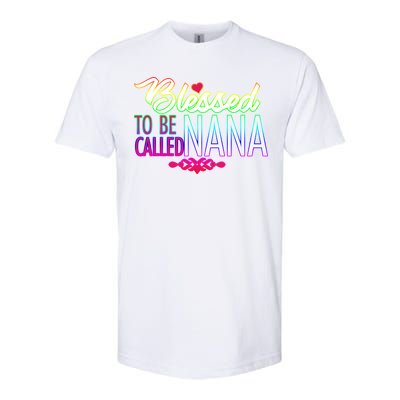 Blessed To Be Called Nana Softstyle® CVC T-Shirt