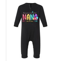 Blessed To Be Called Nana Cute Floral  Infant Fleece One Piece