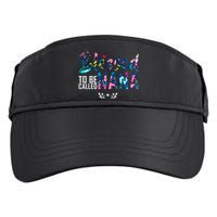 Blessed To Be Called Nana Flower Adult Drive Performance Visor