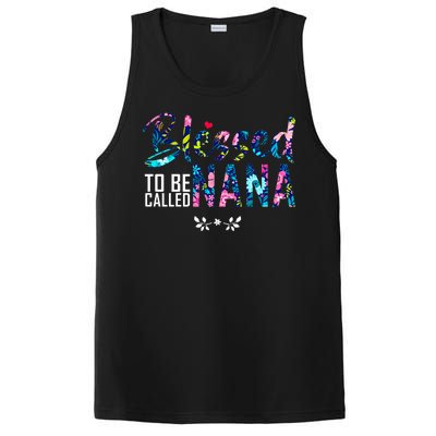 Blessed To Be Called Nana Flower PosiCharge Competitor Tank