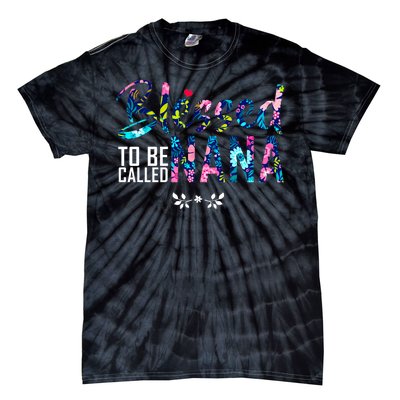 Blessed To Be Called Nana Flower Tie-Dye T-Shirt