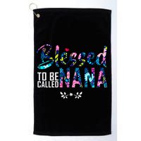 Blessed To Be Called Nana Flower Golf Towel