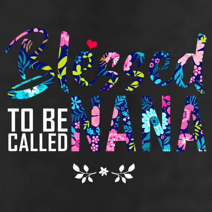 Blessed To Be Called Nana Flower Golf Towel