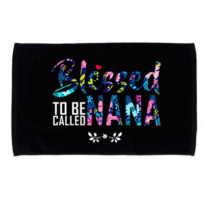 Blessed To Be Called Nana Flower Microfiber Hand Towel