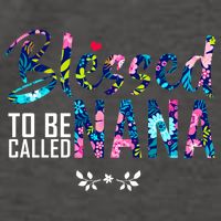 Blessed To Be Called Nana Flower Vector Backpack