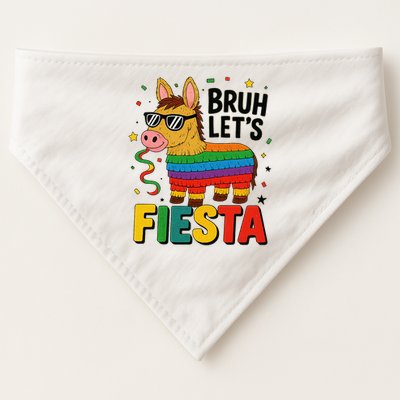 Bruh Lets Fiesta Cinco Mayo Pinata Funny USA-Made Doggie Bandana