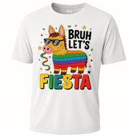 Bruh Lets Fiesta Cinco Mayo Pinata Funny Cooling Performance Crew T-Shirt