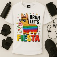 Bruh Lets Fiesta Cinco Mayo Pinata Funny Cooling Performance Crew T-Shirt