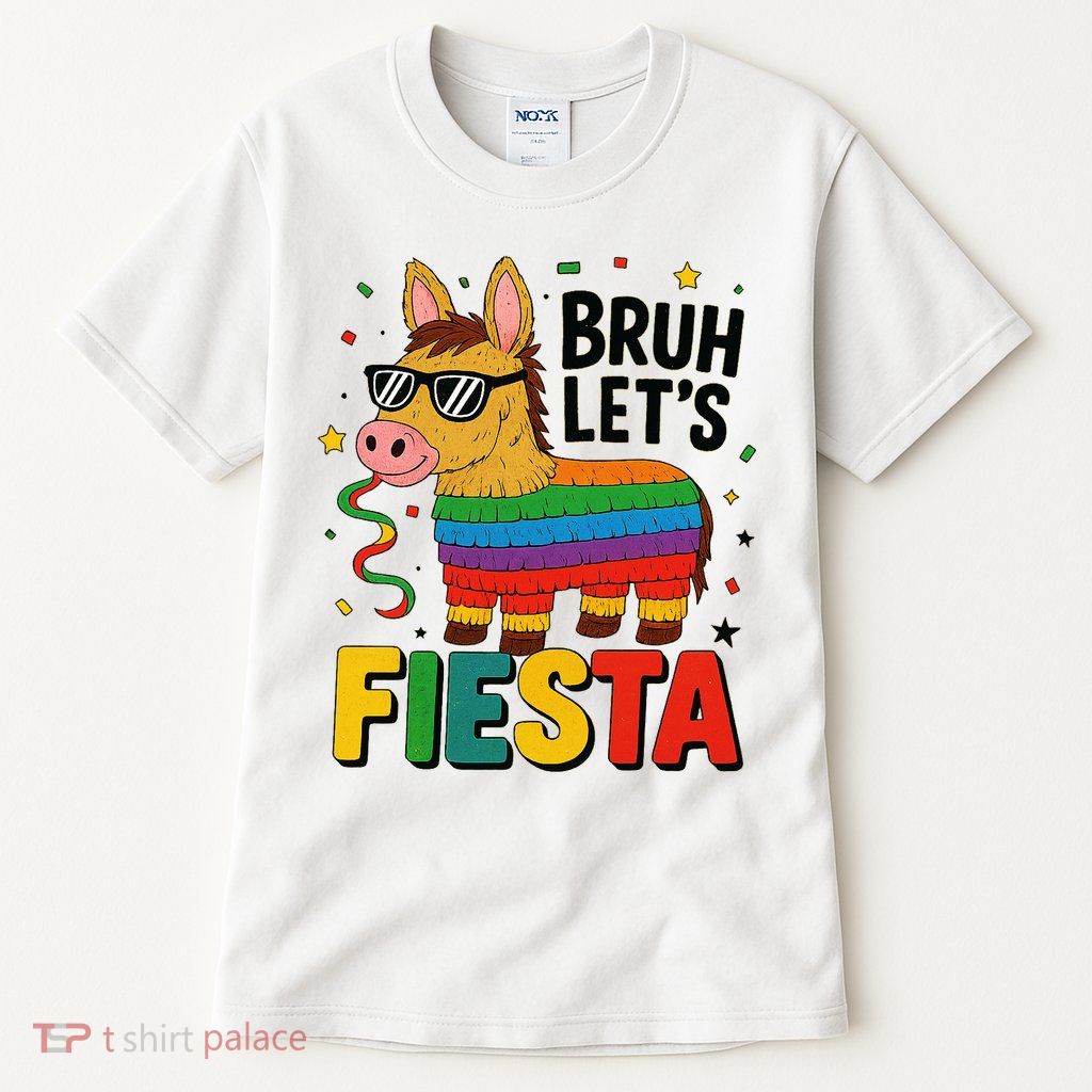 Bruh Lets Fiesta Cinco Mayo Pinata Funny Tall T-Shirt