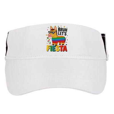 Bruh Lets Fiesta Cinco Mayo Pinata Funny Adult Drive Performance Visor