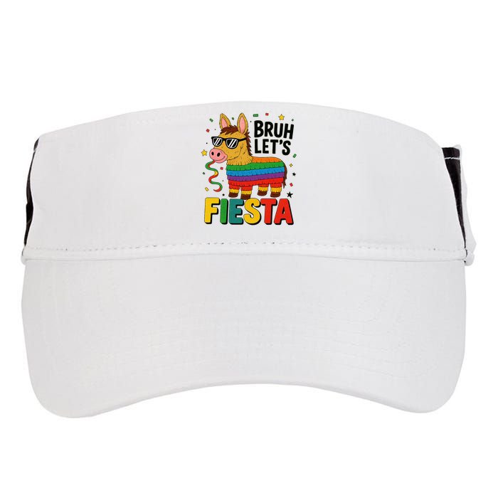Bruh Lets Fiesta Cinco Mayo Pinata Funny Adult Drive Performance Visor
