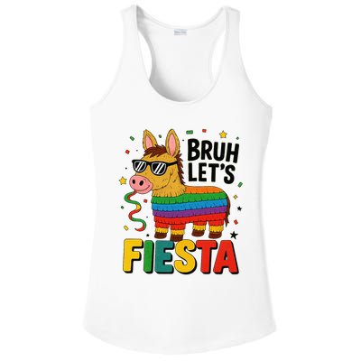 Bruh Lets Fiesta Cinco Mayo Pinata Funny Ladies PosiCharge Competitor Racerback Tank