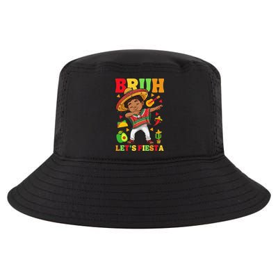 Bruh Lets Fiestas Dabbing Mexican Poncho Cinco De Mayo Gift Cool Comfort Performance Bucket Hat