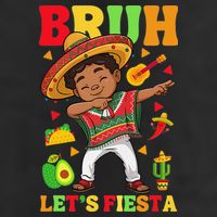 Bruh Lets Fiestas Dabbing Mexican Poncho Cinco De Mayo Gift 11oz C Handle Ceramic Mug