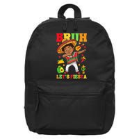 Bruh Lets Fiestas Dabbing Mexican Poncho Cinco De Mayo Gift 16 in Basic Backpack