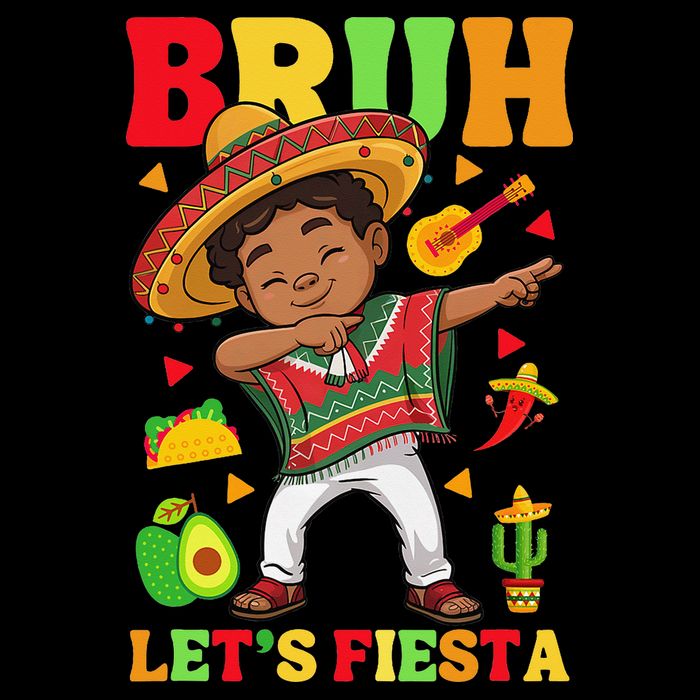 Bruh Lets Fiestas Dabbing Mexican Poncho Cinco De Mayo Gift 16 in Basic Backpack