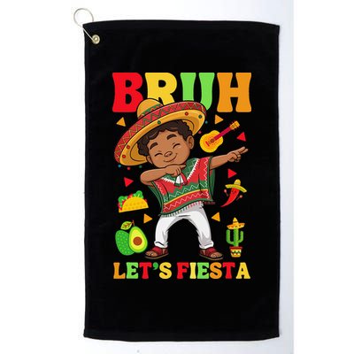 Bruh Lets Fiestas Dabbing Mexican Poncho Cinco De Mayo Gift Golf Towel