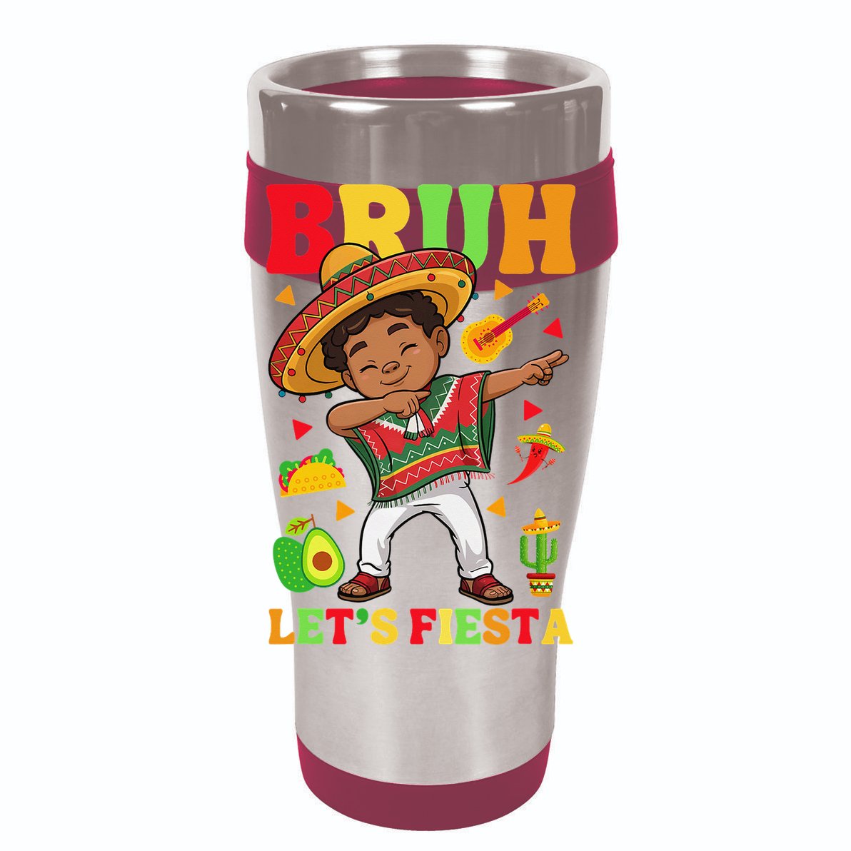 Bruh Lets Fiestas Dabbing Mexican Poncho Cinco De Mayo Gift T-Shirt