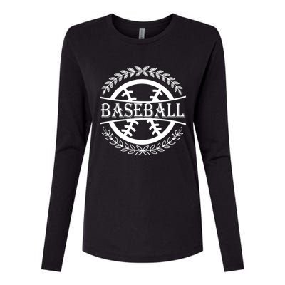 Baseball Lover Funny Gift Cute Gift Baseball Gift Womens Cotton Relaxed Long Sleeve T-Shirt