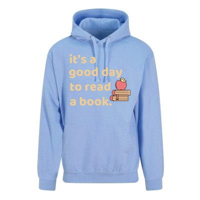 Book Lovers Funny Reading It's A Good Day To Read A Book Gift Unisex Surf Hoodie