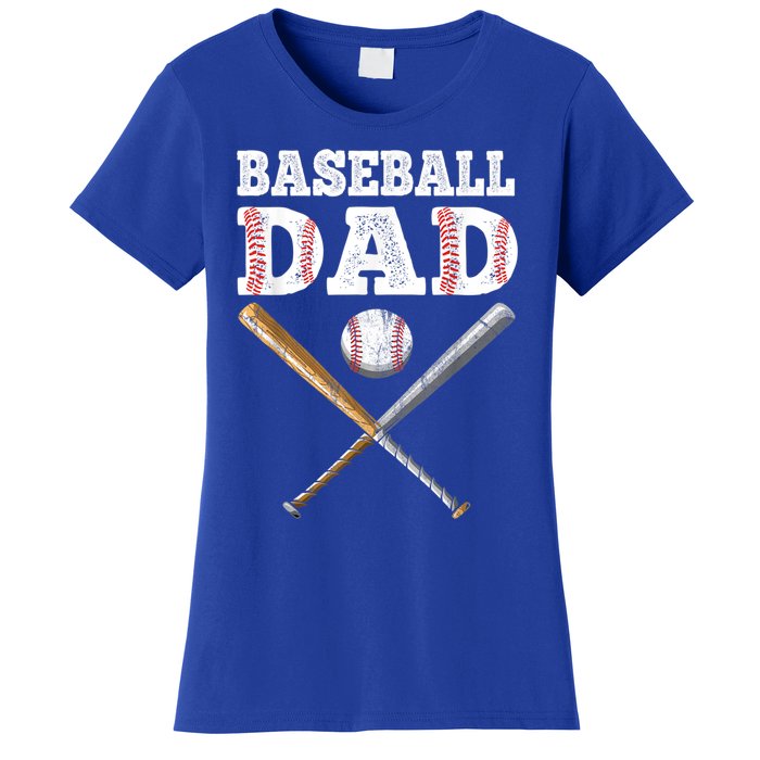 Baseball Lover For Father Baseball Dad Gift Women's T-Shirt