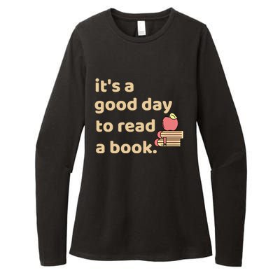 Book Lovers Funny Reading It's A Good Day To Read A Book Cute Gift Womens CVC Long Sleeve Shirt