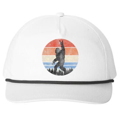 Bigfoot Lover Funny Bigfoot Rock Music Sasquatch Bigfoot Snapback Five-Panel Rope Hat