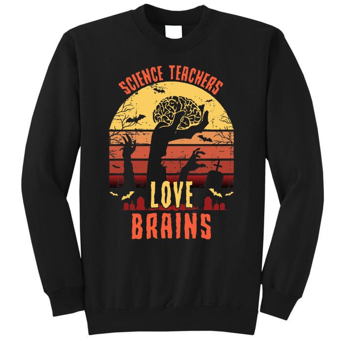 Brains & Laughter Funny Halloween Gifts for Science Teachers Tall Sweatshirt