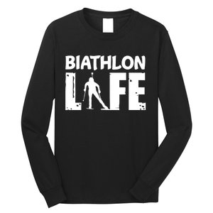 Biathlon Life For Biathletes Skiing Premium Long Sleeve Shirt